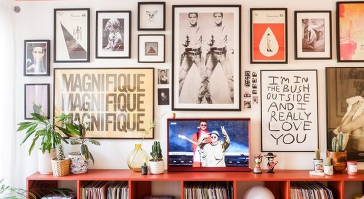 Como combinar quadros na&nbsp;parede